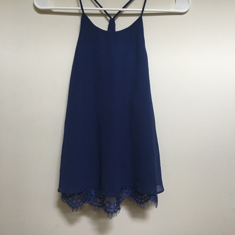 Soprano lace trim camisole (S)